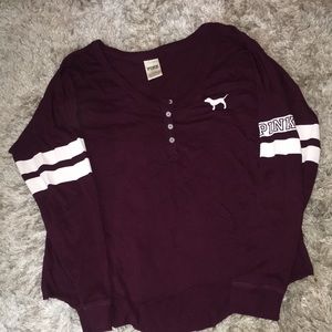 Pink long sleeve shirt